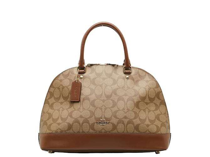 Coach Signature Sierra Handtasche F27584 Leinwand  ref.1232604