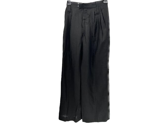 Autre Marque VIKY RADER Pantalon T.International S Lin Noir  ref.1232623