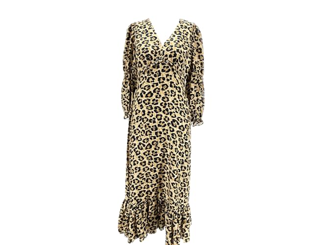 Autre Marque CREVETTES Robes T.UK 10 silk Soie Multicolore  ref.1232643
