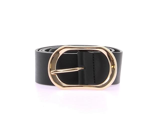 J.CREW  Belts T.International S Leather Black  ref.1232664