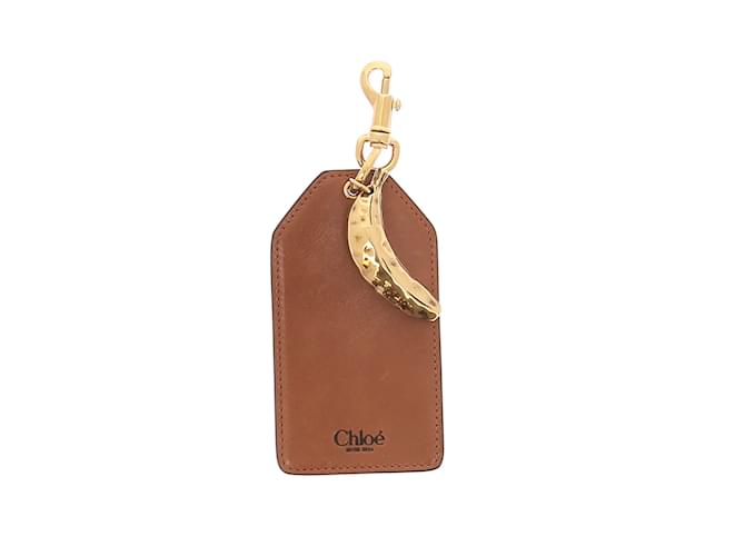 Chloé CHLOE  Bag charms T.  leather Brown  ref.1232669