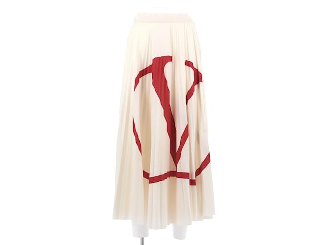 VALENTINO GARAVANI  Skirts T.International S Wool White  ref.1232696