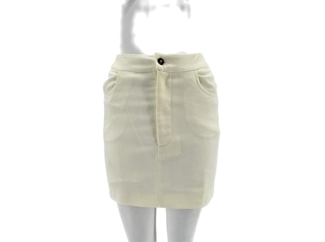 Autre Marque LOULOU STUDIO  Skirts T.International XS Wool White  ref.1232759