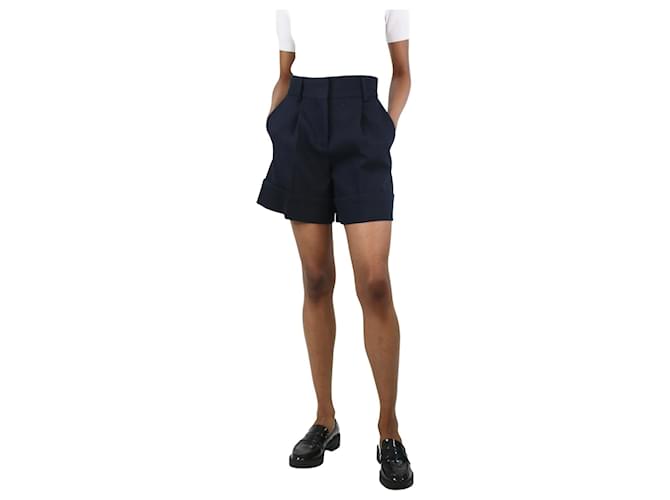 See by Chloé Navy blue cropped shorts - size UK 6 Cotton  ref.1232819