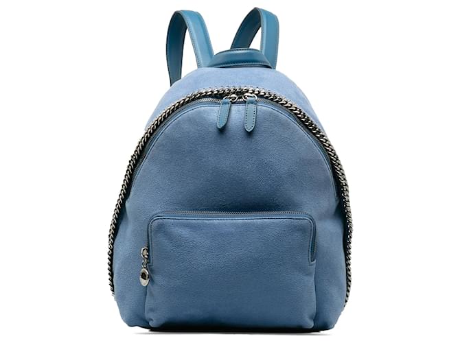 Stella Mc Cartney Stella McCartney Blue Falabella Backpack Cloth  ref.1232827