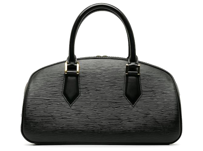 Louis Vuitton Black Epi Jasmine Negro Cuero  ref.1232855