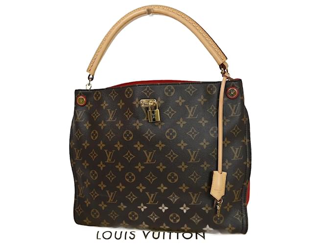 Louis Vuitton Gaia Brown Cloth  ref.1232909