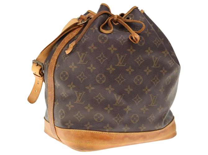 Bolsa de ombro LOUIS VUITTON Monograma Noe M42224 Autenticação de LV 60505 Lona  ref.1232947