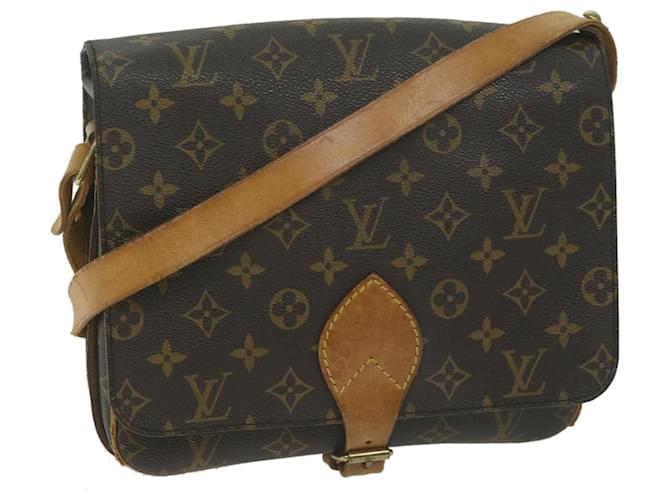 LOUIS VUITTON Monogram Cartouchiere GM Sac à bandoulière M51252 Auth LV 65054 Toile Monogramme  ref.1232988