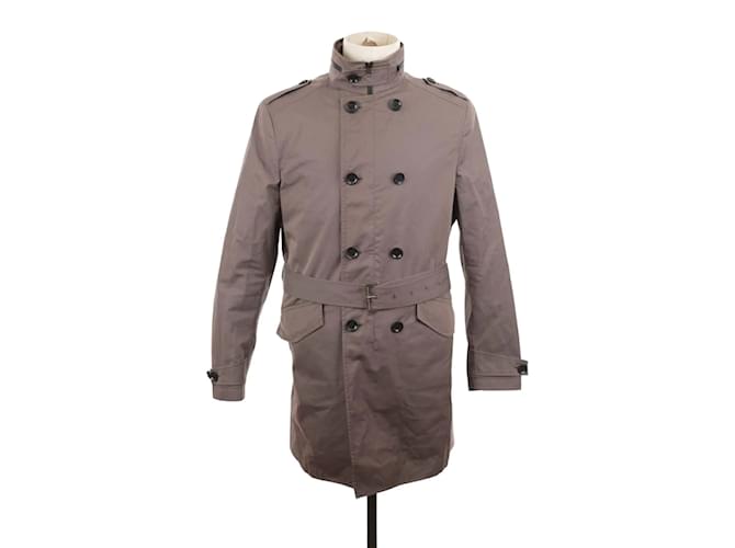 Fay Cotton Trench Brown  ref.1233031