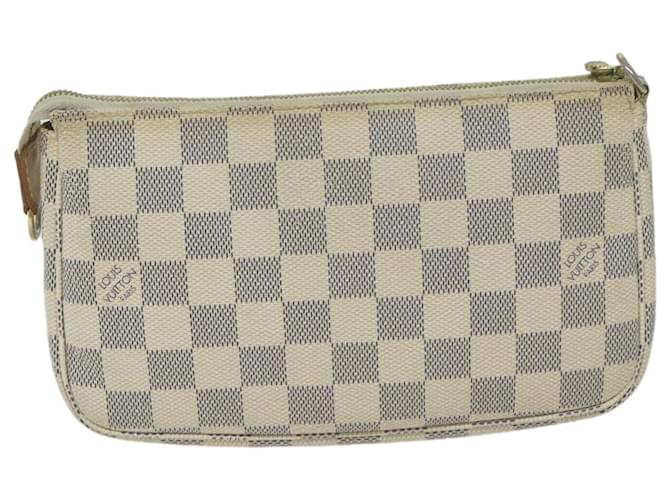 Louis Vuitton Pochette Accessoire Bianco Tela  ref.1233215