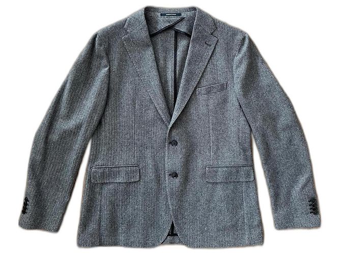 Giacca Smalto in lana e cashmere spinato