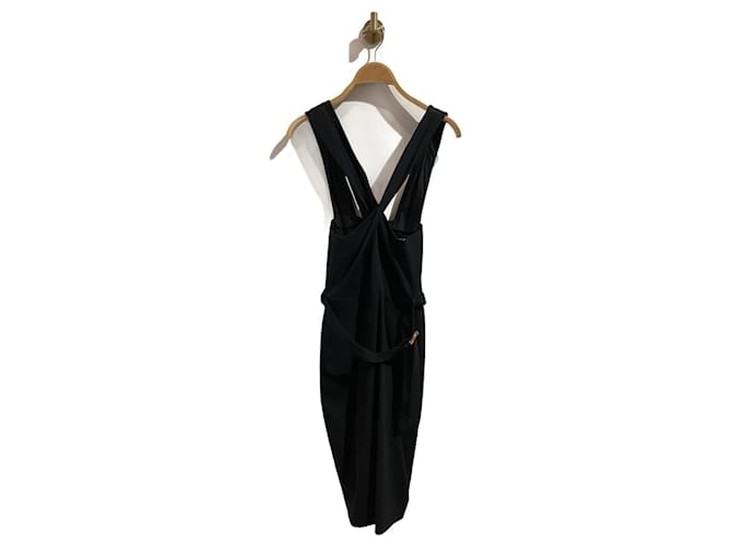 GUCCI  Dresses T.International L Synthetic Black  ref.1233282