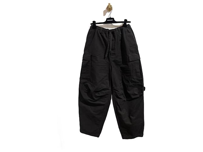 BALENCIAGA  Trousers T.International XXL Cotton Black  ref.1233284