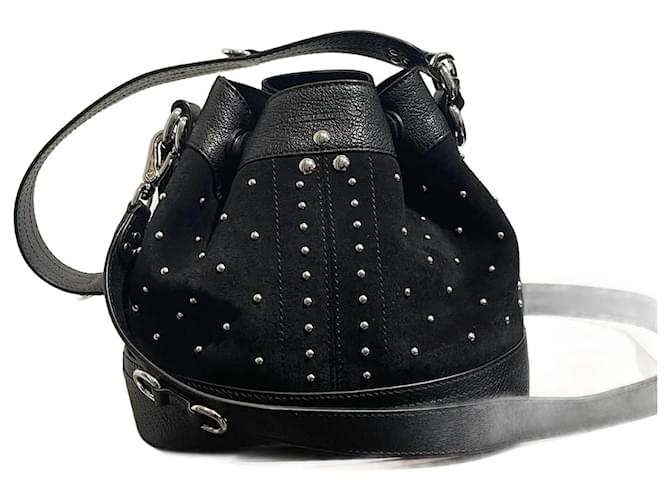 JEROME DREYFUSS  Handbags T.  Suede Black  ref.1233300