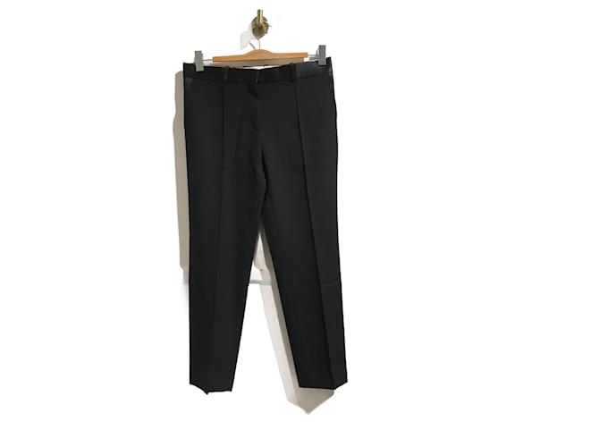 Céline CELINE  Trousers T.International M Wool Black  ref.1233314