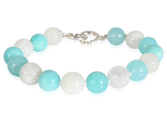 TIFFANY & CO. Paloma Picasso Amazonite & Chalcedony Bracelet in  Sterling Silver Silvery Metallic Metal  ref.1233586