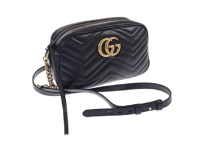 Gucci Small GG Marmon Crossbody Bag 447632 Leather  ref.1233630