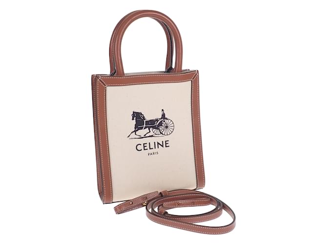 Céline Mini Vertical Cabas Tote 193302DCI.02NT Cloth  ref.1233653