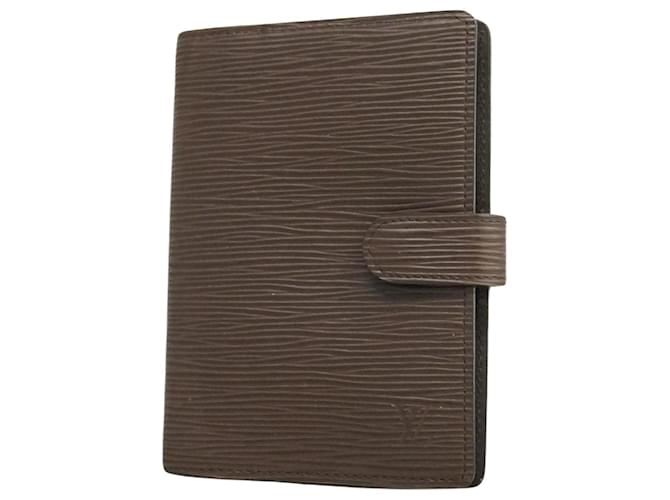 Louis Vuitton Agenda Brown Leather  ref.1233852