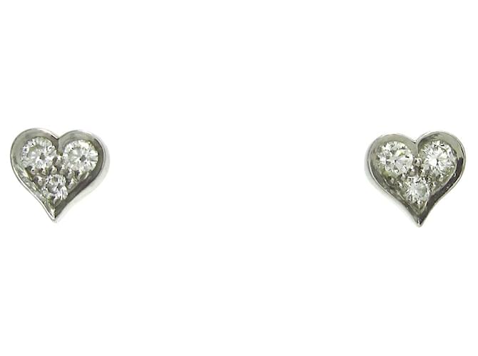 Tiffany & Co Sentimental heart Silvery Platinum  ref.1233898