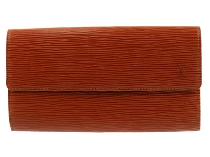 Louis Vuitton Pochette Brown Leather  ref.1233920