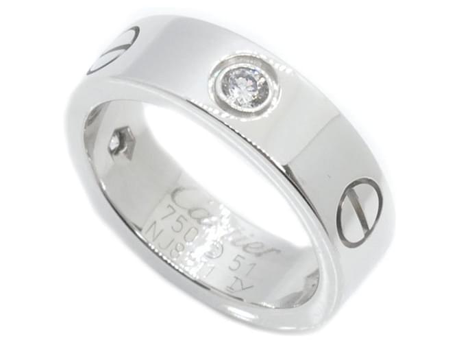 Cartier Love Silvery White gold  ref.1233943