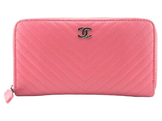 Chanel Pink Leather  ref.1234005