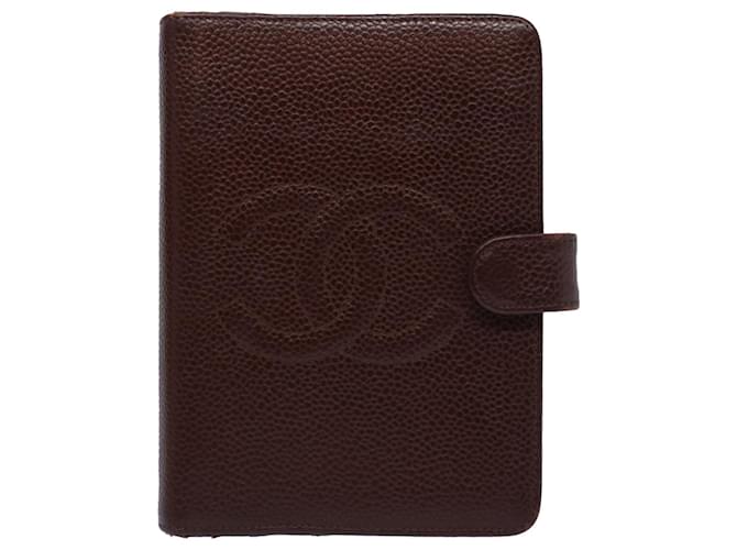 Timeless Chanel COCO Mark Brown Leather  ref.1234025