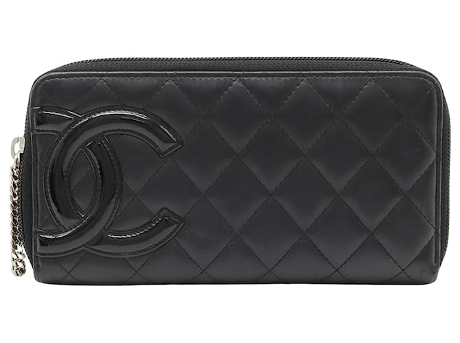 Chanel Cambon Black Leather  ref.1234030