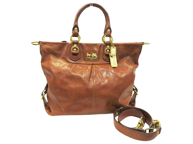 Coach Brown Leather  ref.1234049