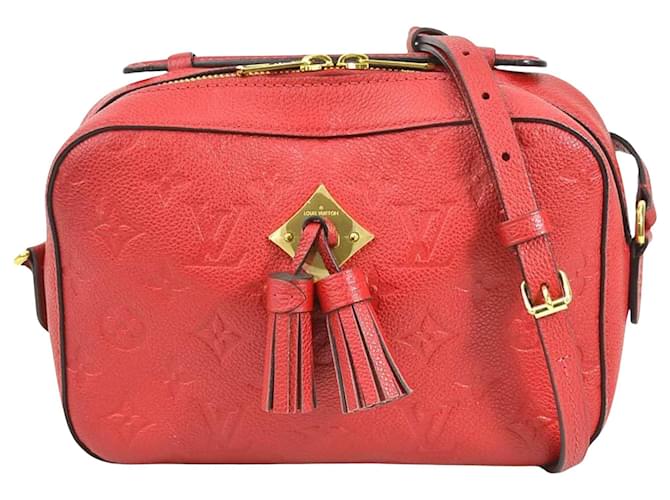 Louis Vuitton Saintonge Red Leather  ref.1234051