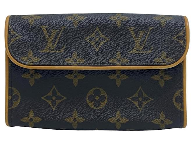 Louis Vuitton Florentino Marrom Couro  ref.1234102