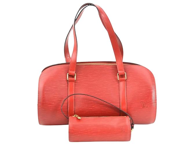 Louis Vuitton Soufflot Red Leather  ref.1234194