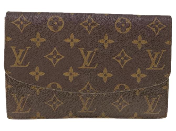Louis Vuitton Pochette Rabat Brown Cloth  ref.1234268