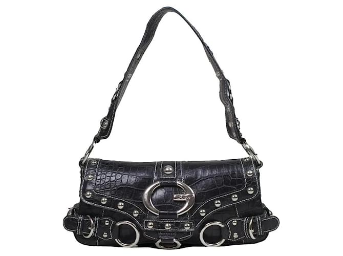 Guess Handbags Black Exotic leather  ref.1234311
