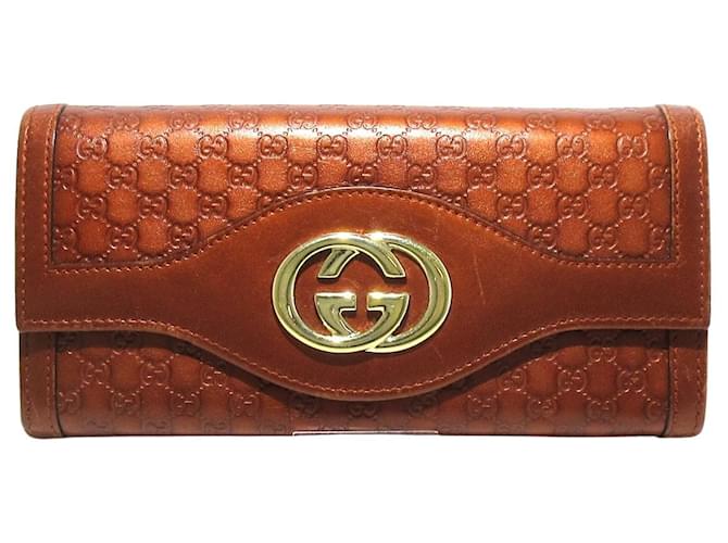 gucci Brown Leather  ref.1234317