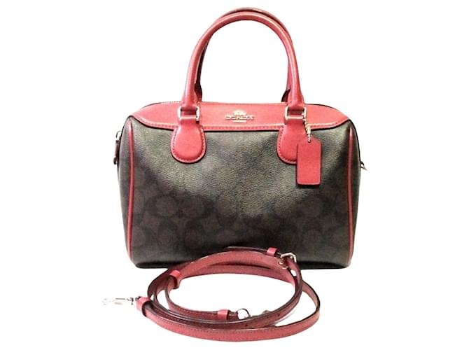 Coach Signature Brown Leather  ref.1234341