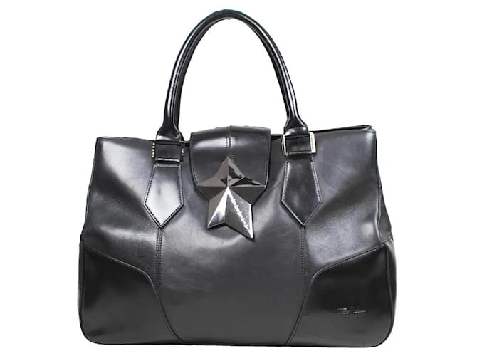 Thierry Mugler Handbags Black Leather  ref.1234342