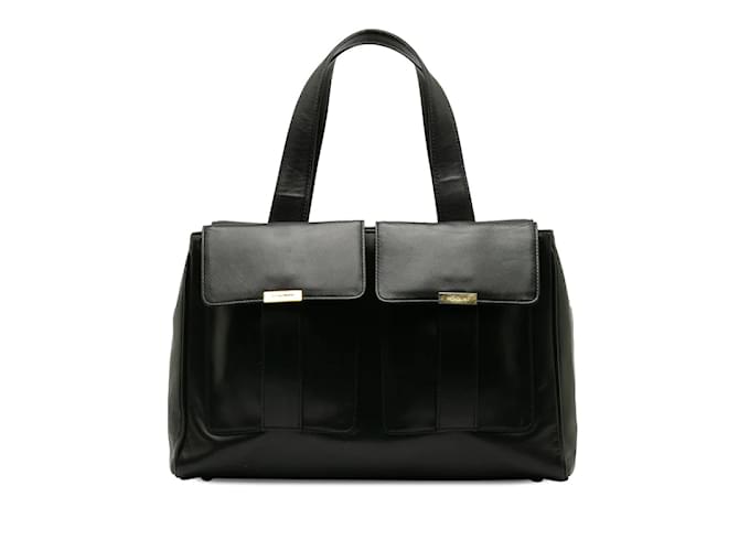 Yves Saint Laurent Leder 2 Handtasche mit Vordertaschen  ref.1234405
