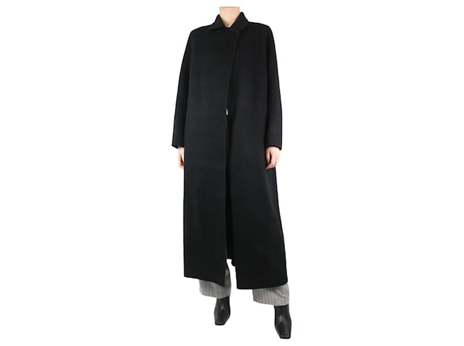 Autre Marque Black wool maxi coat - size UK 10  ref.1234455