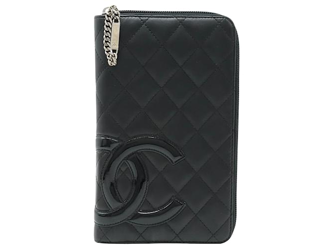 Chanel Cambon Black Leather  ref.1234486