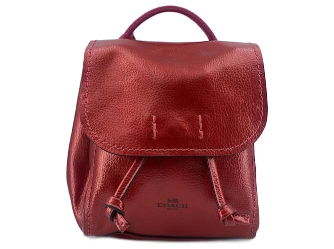 Coach Red Leather  ref.1234520