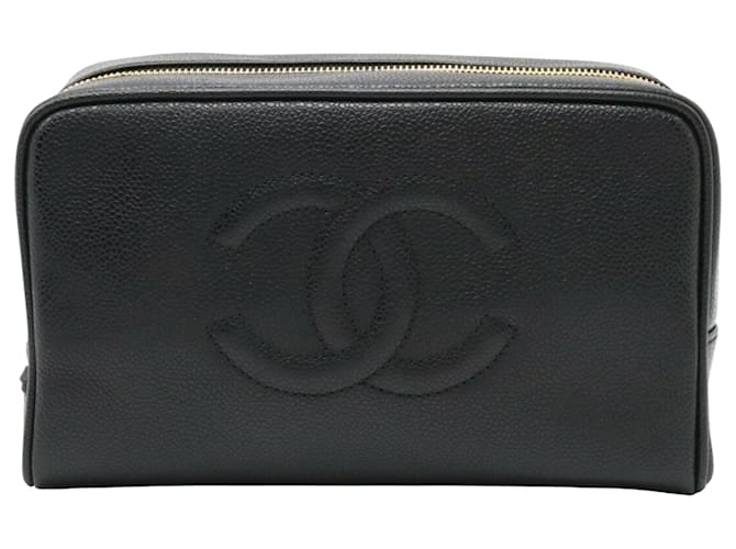 Timeless Chanel COCO Mark Black Leather  ref.1234563