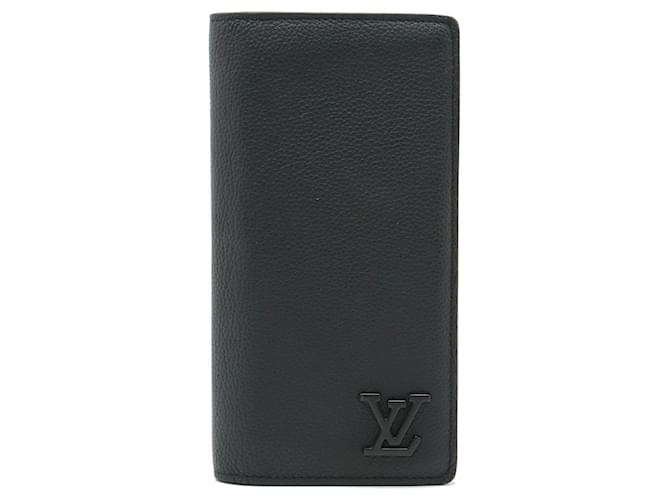 Louis Vuitton Portefeuille Brazza Black Leather  ref.1234628