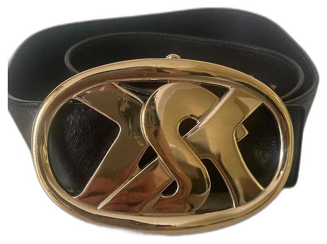 Yves Saint Laurent Cinto YSL Marrom