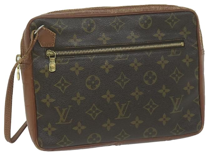 LOUIS VUITTON Monogram Pochette sports Clutch Bag No.183 LV Auth 64941 Cloth  ref.1234697