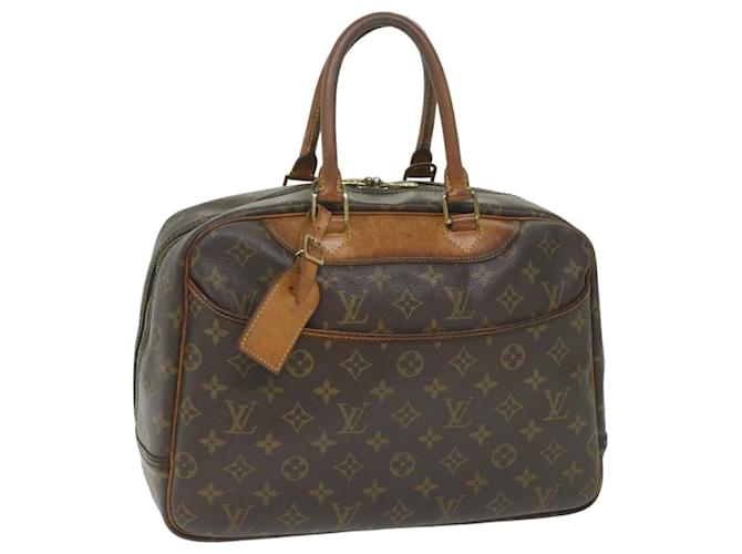 LOUIS VUITTON Monogram Deauville Hand Bag M47270 LV Auth bs9400 Cloth  ref.1234722