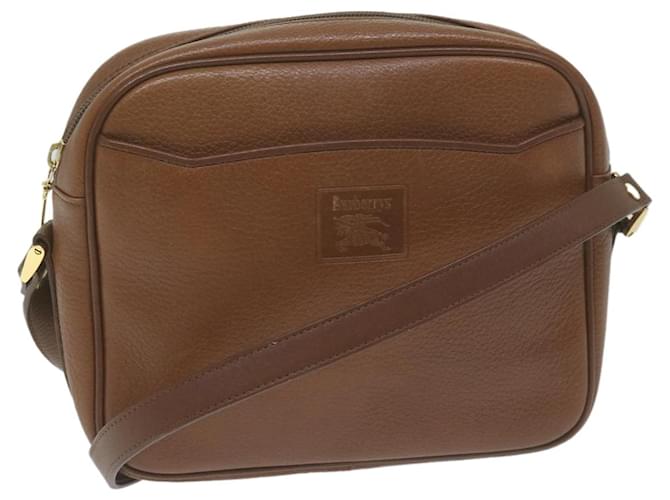 Autre Marque Burberrys Shoulder Bag Leather Brown Auth ep3133  ref.1234727