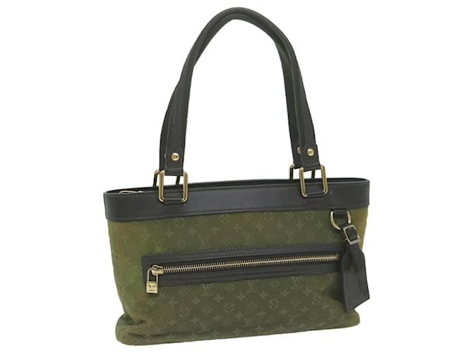 Bolsa de mão LOUIS VUITTON Monograma Mini Lucille PM TST Cáqui M92682 LV Auth ep3029  ref.1234731